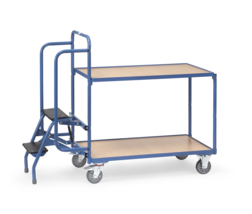 fetra Kommissionierwagen, Traglast 250 kg, 2 Etagen