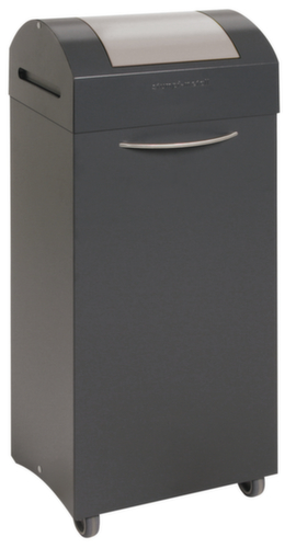 stumpf fahrbarer Wertstoffbehälter, 75 l, RAL7016 Anthrazitgrau, Deckel grau