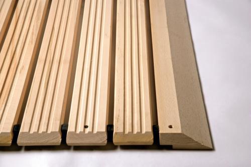 Miltex Holzlaufrost Yoga Holzrost Meterware, Breite 800 mm