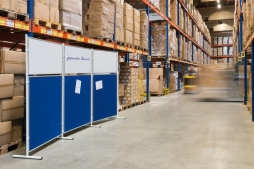 Franken Trennwand, Höhe x Breite 1500 x 1200 mm, Wand grau