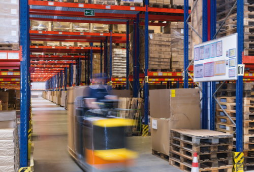 Whiteboard für Wandschienen-System, Höhe x Breite 900 x 1200 mm