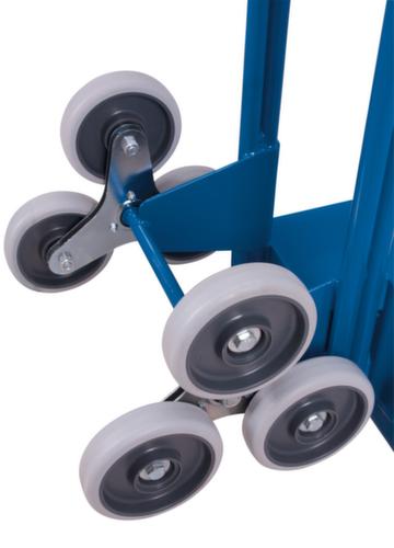 VARIOfit 3-Stern-Treppenkarre, Traglast 200 kg, Schaufelbreite 320 mm, Vollgummi-Bereifung