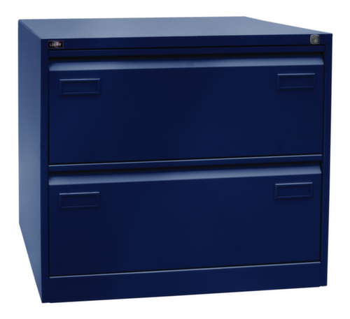 Bisley Hängeregistraturschrank Light, 2 Auszüge, oxfordblau/oxfordblau