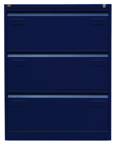 Bisley Hängeregistraturschrank Light, 3 Auszüge, oxfordblau/oxfordblau