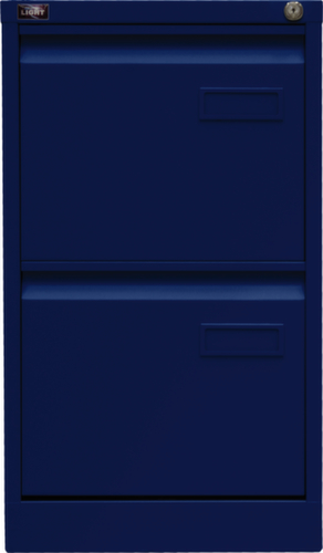 Bisley Hängeregistraturschrank Light, 2 Auszüge, oxfordblau/oxfordblau