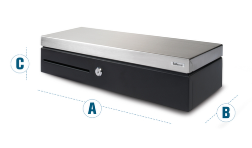 Safescan Kassenlade SD-4617S, Höhe x Länge x Breite 100 x 460 x 170 mm