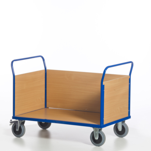 Rollcart Dreiwandwagen, Traglast 600 kg, Ladefläche 1200 x 780 mm