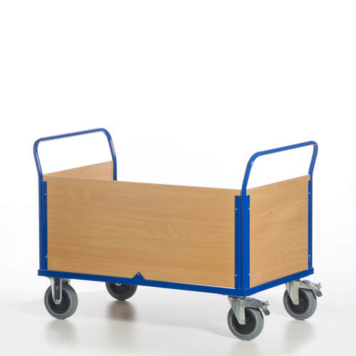 Rollcart Dreiwandwagen, Traglast 600 kg, Ladefläche 1200 x 780 mm
