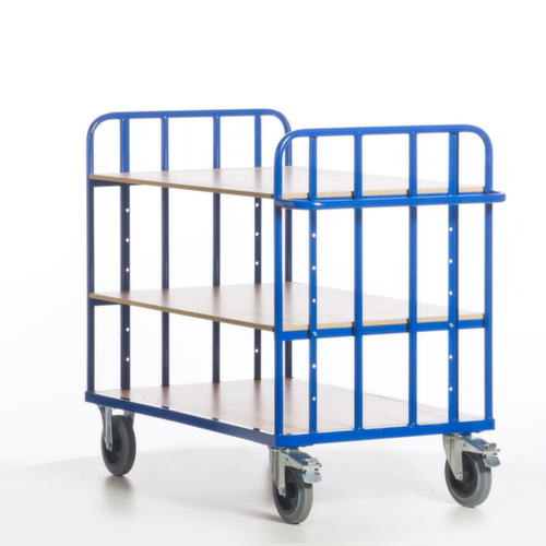 Rollcart Etagenwagen mit Stahlrohrseitenwänden