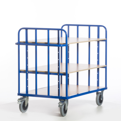 Rollcart Etagenwagen mit Stahlrohrseitenwänden