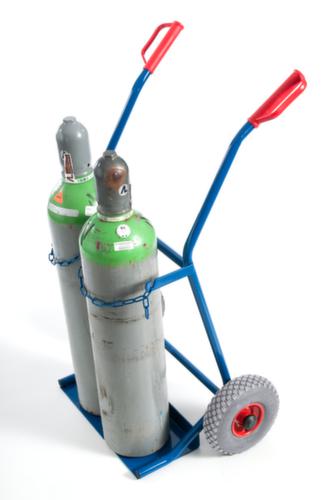 Rollcart Flaschenkarre, für 2x20 l Flasche, Luft-Bereifung