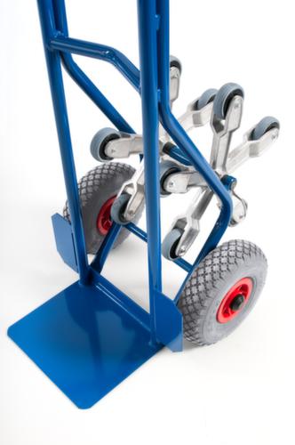 Rollcart 5-Stern-Treppenkarre, Traglast 150 kg, Schaufelbreite 300 mm, Luft-Bereifung