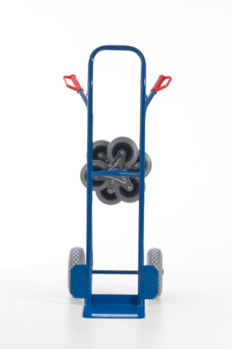 Rollcart 3-Stern-Treppenkarre, Traglast 150 kg, Schaufelbreite 300 mm, Luft-Bereifung