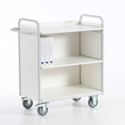 Rollcart Bürowagen, Traglast 150 kg, 3 Etagen