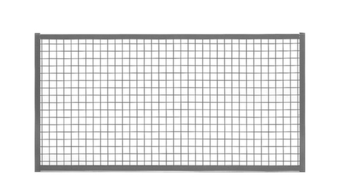 Wand-Aufsatzelement für Trennwandsystem, Breite 280 mm