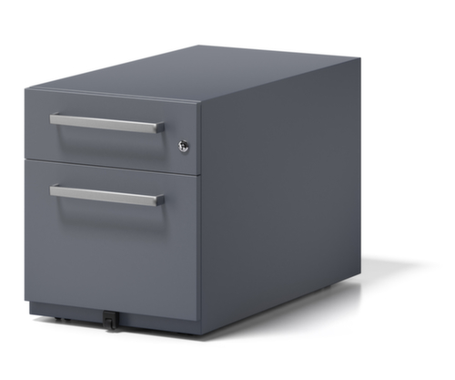 Bisley Rollcontainer Note mit HR-Auszug, 1 Schublade(n), anthrazit/anthrazit