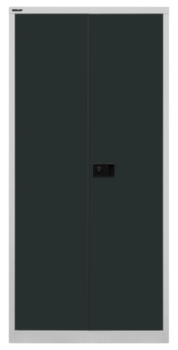 Bisley Aktenschrank Universal, 5 Ordnerhöhen, lichtgrau/anthrazitgrau