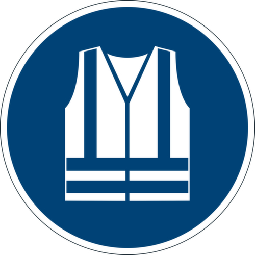 Durable Gebotsschild, Bodenaufkleber, rutschhemmend