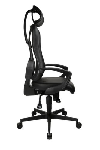 Topstar Bürodrehstuhl Sitness Racer RS mit AL "Q3" + KS mit Kopfstütze, schwarz