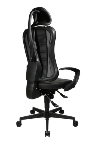 Topstar Bürodrehstuhl Sitness Racer RS mit AL "Q3" + KS mit Kopfstütze, schwarz