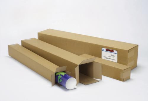 Langer Faltkarton mit Öffnung an Stirnseite