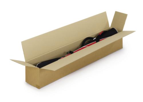 Langer Faltkarton mit Öffnung an Längsseite, 2-wellig, 1000 x 250 x 350 mm