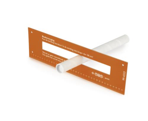 Versandrohr in weiß