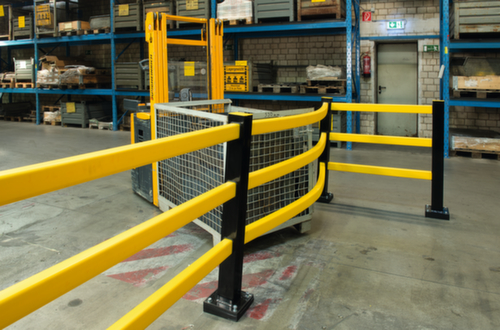 Moravia Unterfahrschutz BLACK BULL für Rammschutzgeländer, Unterfahrschutz-Winkel, Länge 2050 mm