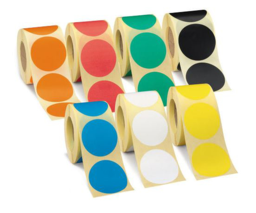 Wieder ablösbare Markierungspunkte, blau