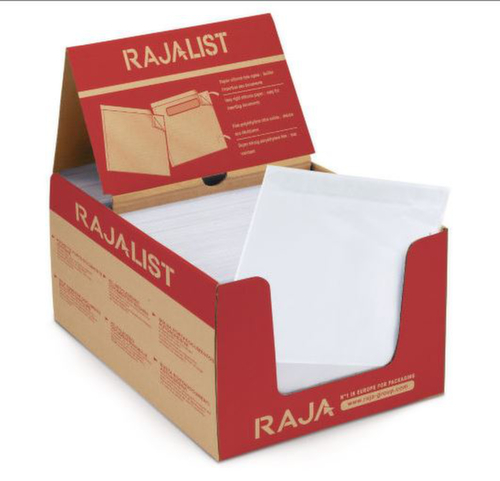 Begleitpapiertasche Eco blanco, DIN lang