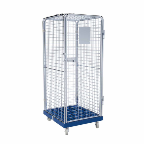 Hoher Sicherheitsrollbehälter ADB, Traglast 500 kg, Länge x Breite 815 x 724 mm