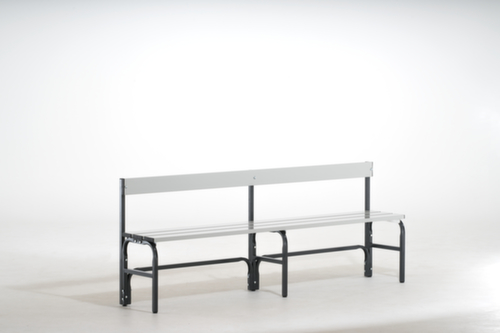 Sypro Umkleidebank mit Aluleisten