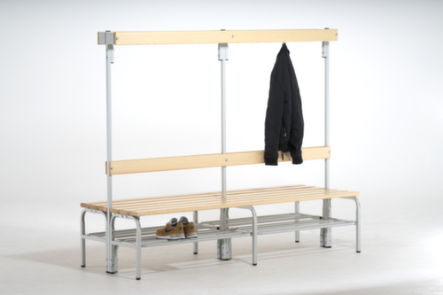 Sypro Umkleidebank mit Holzleisten