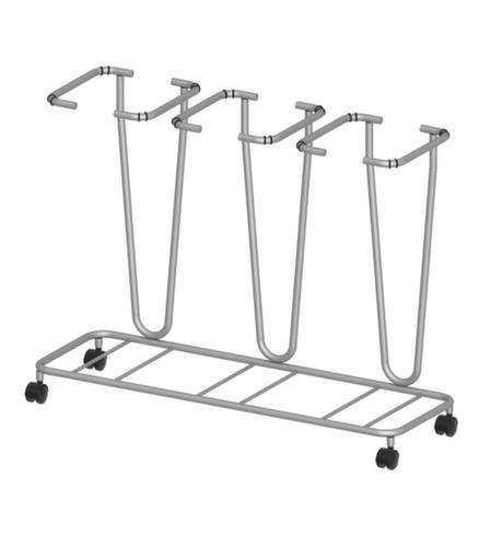 Offener Müllsackständer aus Edelstahl