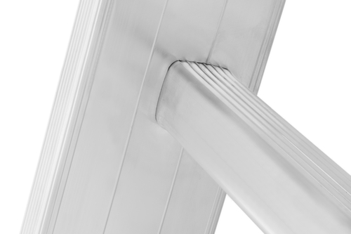 Hymer zweiteilige Mehrzweckleiter SC 60, 2 x 12 rutschsicher profilierte Sprossen