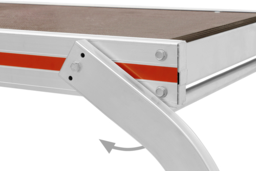 Hymer Klappbare Arbeitsplattform, Podesthöhe 580 mm