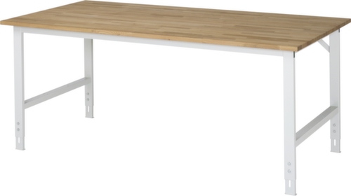 RAU Höhenverstellbare Werkbank Tom, RAL7035 Lichtgrau