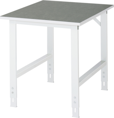 RAU Höhenverstellbare Werkbank Tom, RAL7035 Lichtgrau