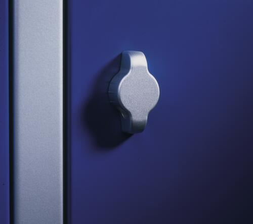 C+P Schließfach-Garderobe Classic mit je 5 Fächern rechts und links, Breite 1430 mm