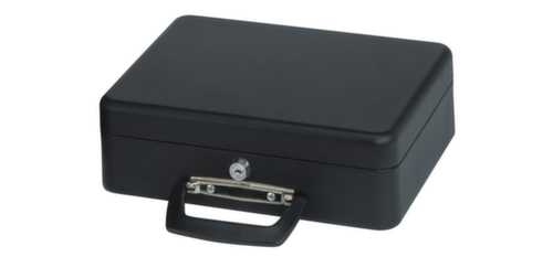 MAUL Geldkassette, 3 Scheinfächer, 8 Münzfächer, Zylinderschloss