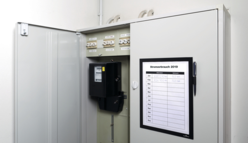 Durable Magnetrahmen DURAFRAME® MAGNETIC NOTE, DIN A4, Rückseite magnetisch