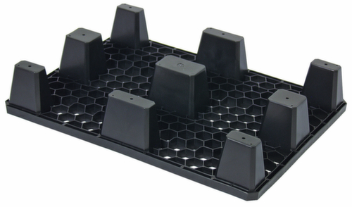 Leichtpalette, PE-Regenerat, Länge x Breite 800 x 600 mm