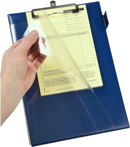 EICHNER Klemmbrett Easy Open mit Schutzfolie, schwarz