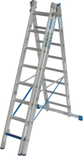 Krause Vielzweckleiter STABILO® Professional +S, 3 x 8 rutschsicher profilierte Sprossen und Stufen