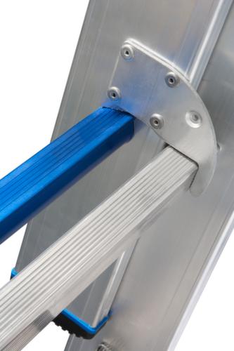 Krause Mehrzweckleiter STABILO® Professional +S mit Sprossen und Stufen, 2 x 9 rutschsicher profilierte Sprossen und Stufen