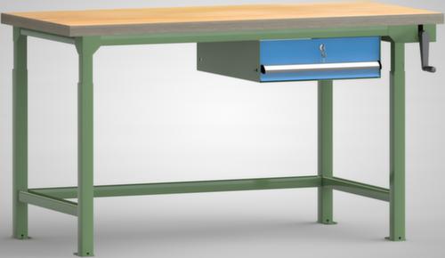 KLW Lutz Höhenverstellbare Werkbank mit Schubladen, 1 Schublade