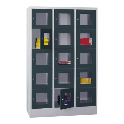 PAVOY Schließfachschrank Basis, 15 Fächer