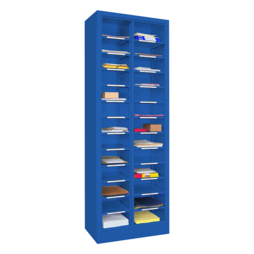 PAVOY Post-/Sortierregal Basis, Breite 640 mm, 26 Fächer