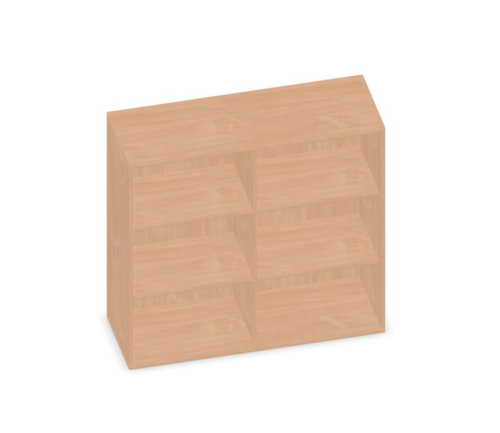 Gera Büroregal Pro mit Rückwand, Breite 1200 mm, 3 OH