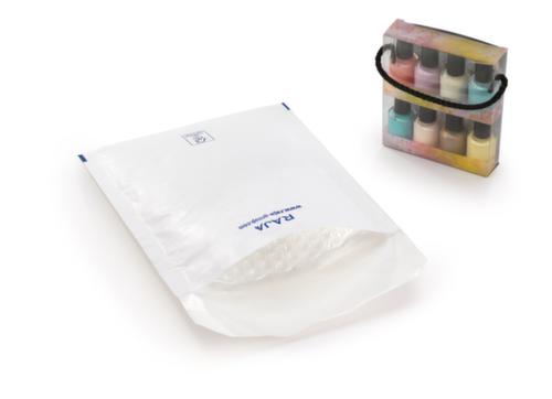 Weiße Luftpolster-Versandtasche